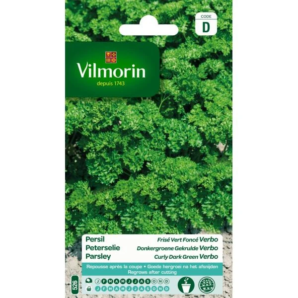 Peterselie Verbo Donkergroene Gekrulde 3 Peterselie Verbo Donkergroene Gekrulde